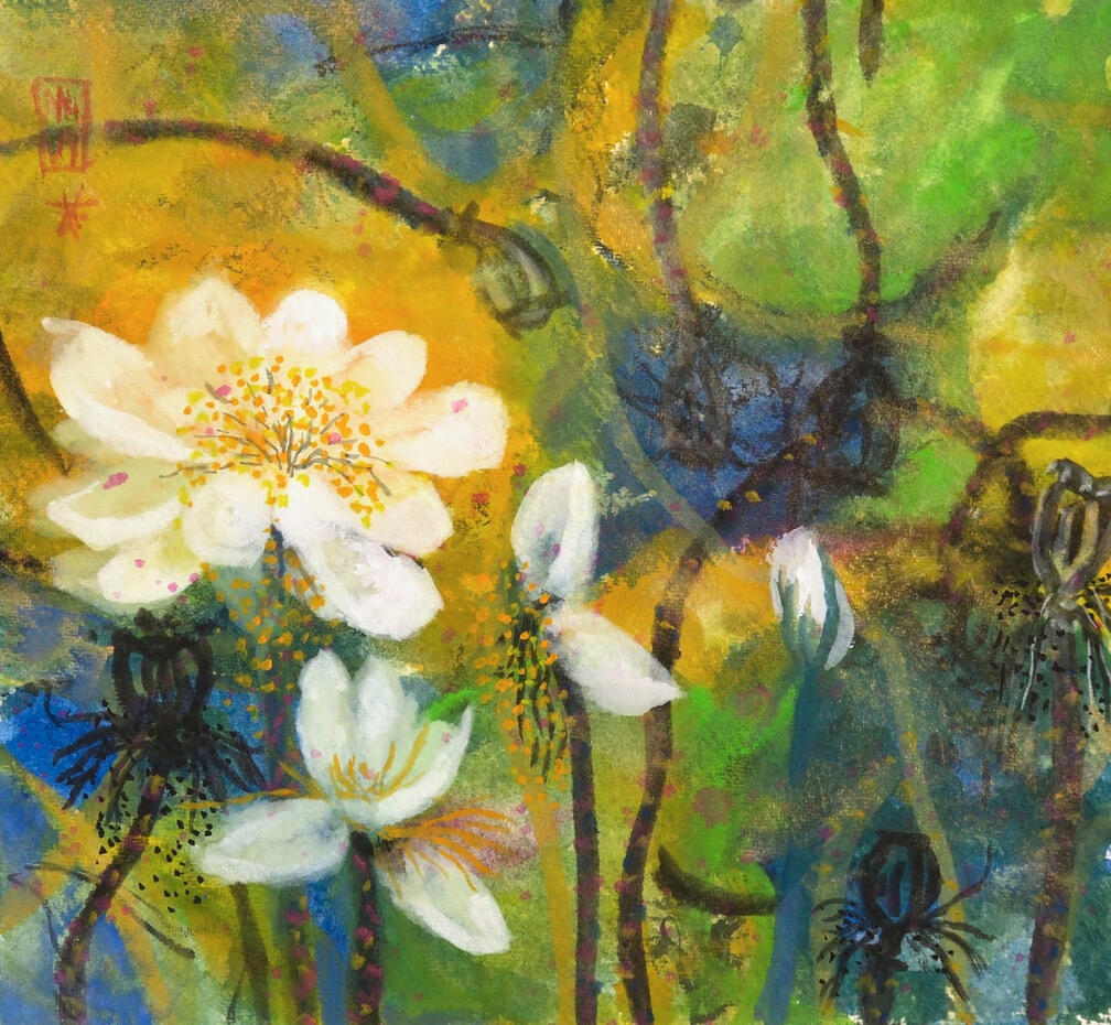 SOLD © 2016 Tusche & Gouache auf Aquarellpapier 26x29cm