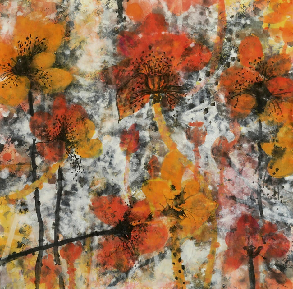 © 2016 Tusche und Gouache 49x49cm