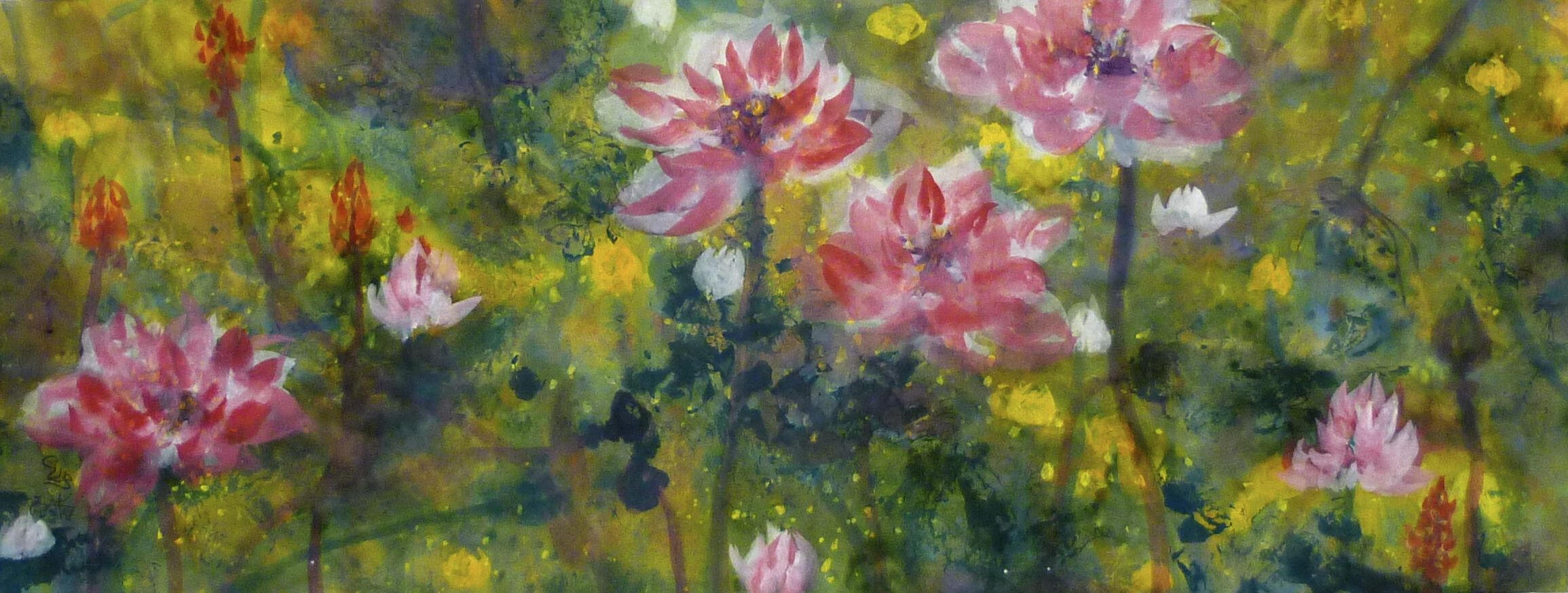 SOLD © 2017 Tusche & Gouache 37x90cm