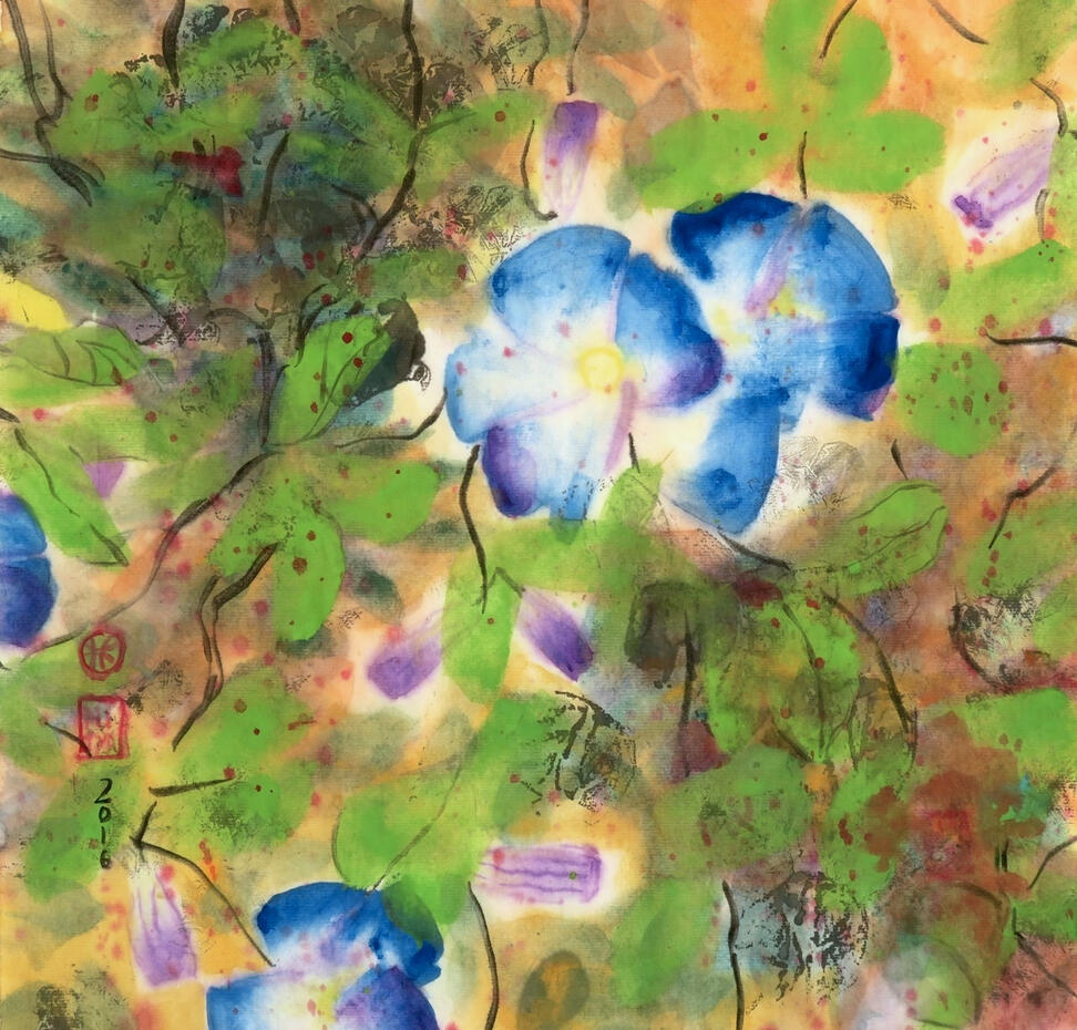 © 2016 Tusche und Gouache 36x37cm